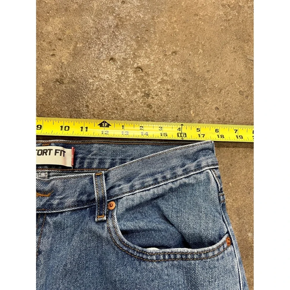 VTG Levi's 560 Comfort Fit Jeans Men 36x34 Blue Denim Stonewash Cotton High Rise